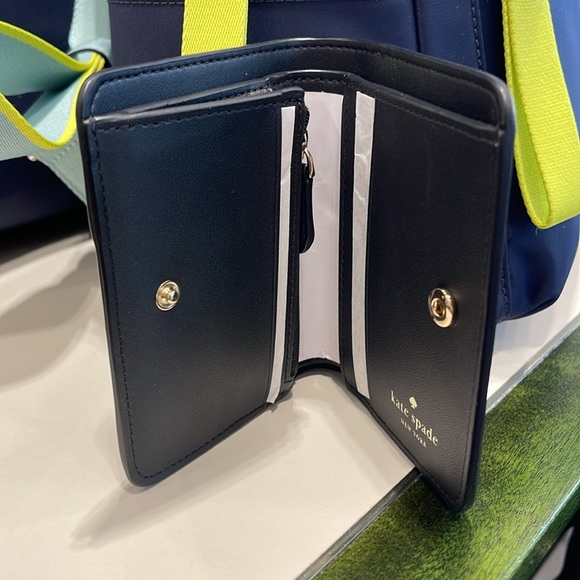 Kate Spade Madison Small Bifold Wallet
Black 
NWT - Picture 9 of 16